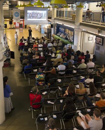 View of the Crowd during BG Muhn's Lecture