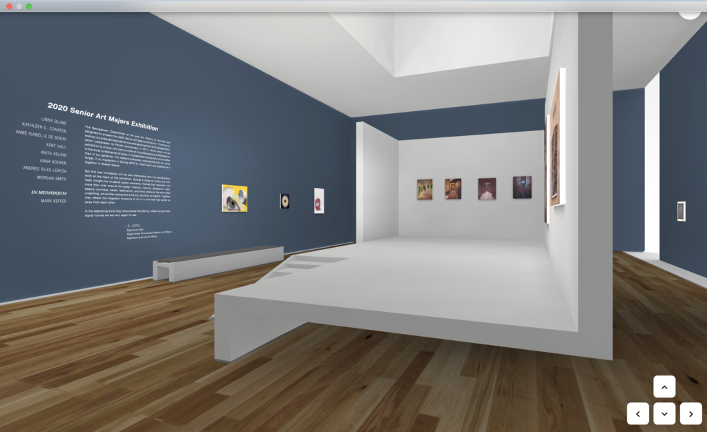 Senior art majors virtual exhibition