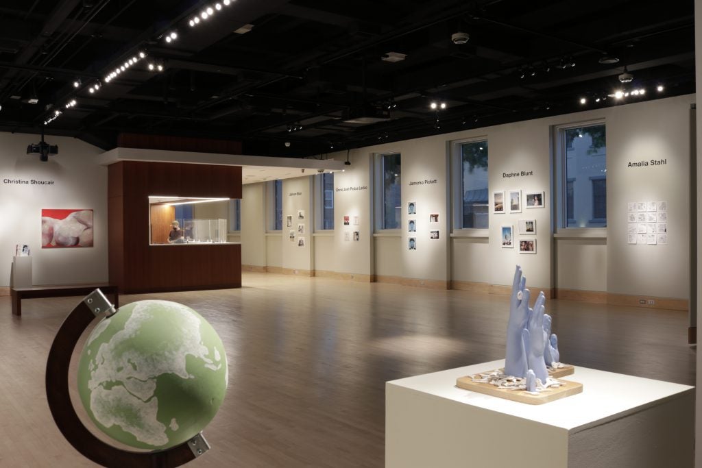 2021 student exhibition in gallery